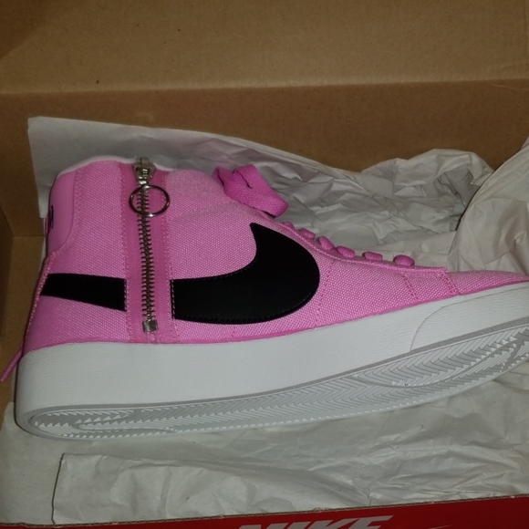 nike blazer mid rebel pink